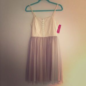 Dreamy lace and tulle dress